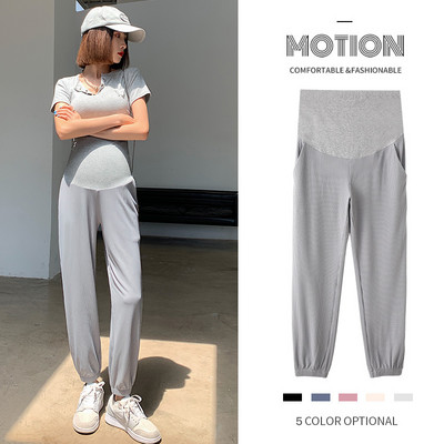 Magas derekú kismama hosszú nadrág - alkalmi