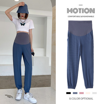 Magas derekú kismama hosszú nadrág - alkalmi