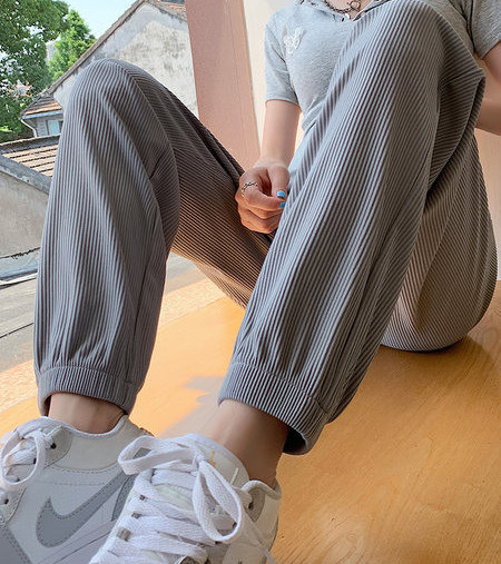 Magas derekú kismama hosszú nadrág - alkalmi