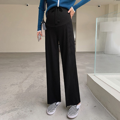 Női hosszú nadrág kismamáknak - magas derekú sportmodellel