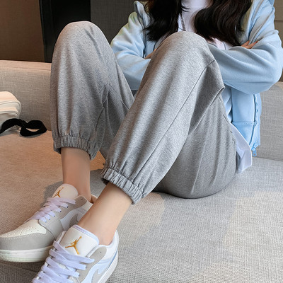 Памучен спортен панталон за бременни