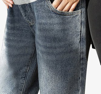Нов модел дънки за бременни с висока талия и джобове