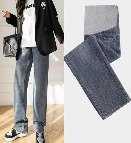 Új modell kismamafarmer magas derékkal és zsebekkel