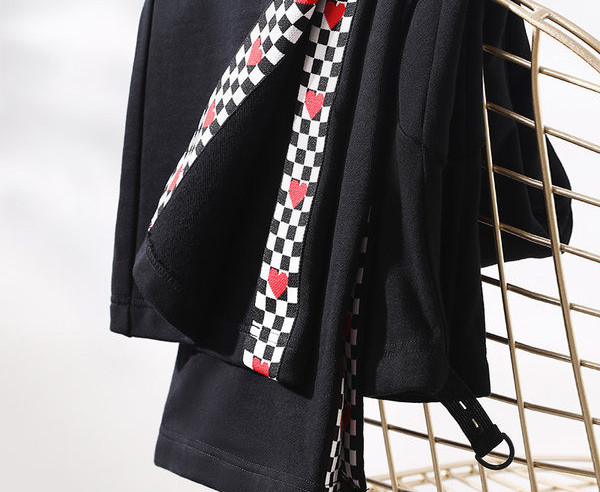 Női hosszú nadrág terhes nőknek magas derékkal - bő mintával