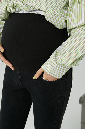 Спортен панталон за бременни жени със джоб и ластик