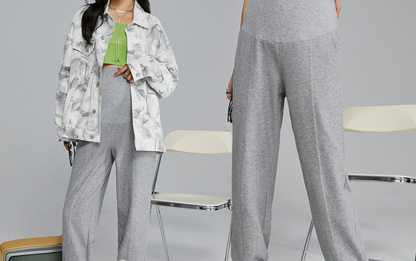 Rasedate spordipüksid kõrge vöökoha ja taskutega