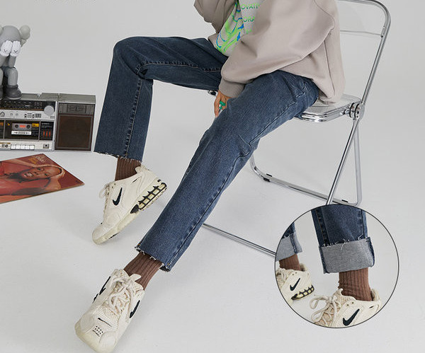 Egyenes modell kismama farmernadrág