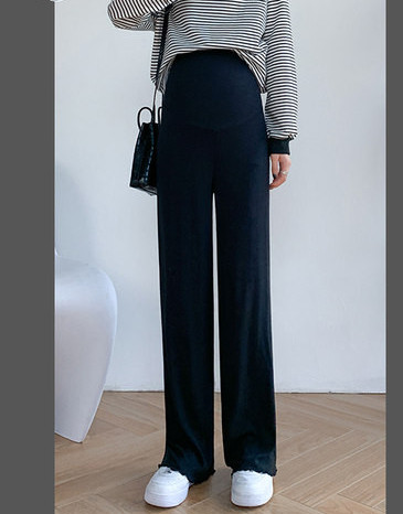 Női lezser magas derekú kismamanadrág