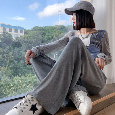 Női lezser magas derekú kismamanadrág