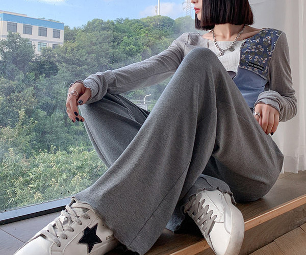 Női lezser magas derekú kismamanadrág