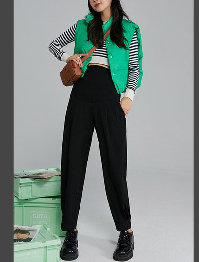 Női kismamanadrág széles gumival