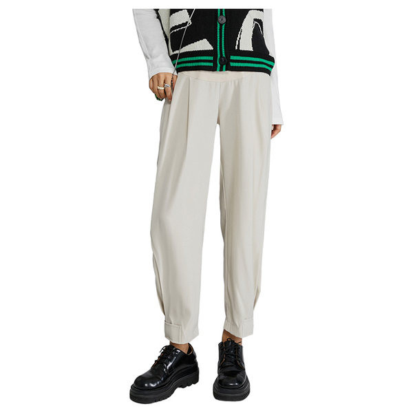 Női kismamanadrág széles gumival