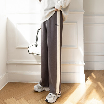 Ženske duge hlače za trudnice s visokim strukom - sportske