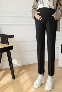 Elegantne ženske hlače s džepom za trudnice