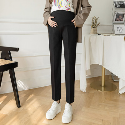 Elegantne ženske hlače s džepom za trudnice