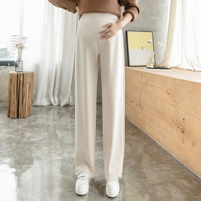 Ženske sportske hlače sa širokim remenom za trudnice