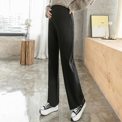 Ženske sportske hlače sa širokim remenom za trudnice