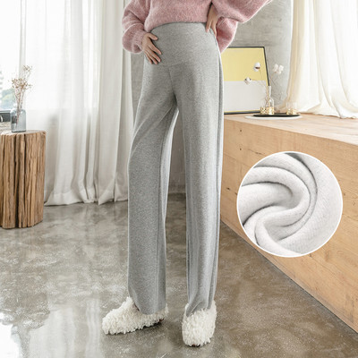 Ženske sportske hlače sa širokim remenom za trudnice