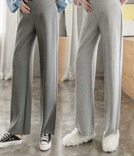 Ženske sportske hlače sa širokim remenom za trudnice