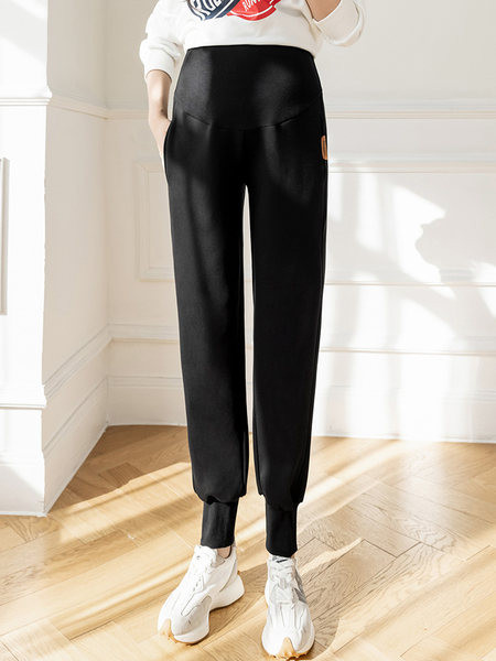 Párnázott kismama melegítőnadrág zsebekkel