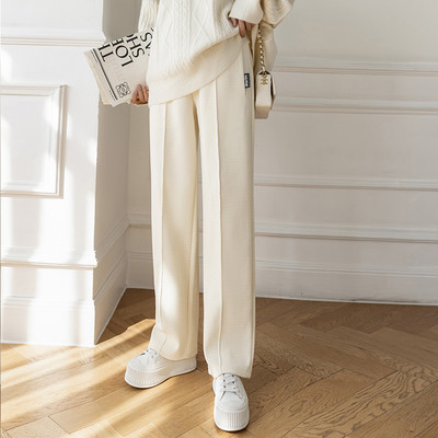 Női, magas derekú kismama hosszú nadrág - plusz bársony