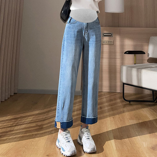 Naiste vabaaja kõrge vöökohaga rasedapüksid