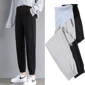 Sportnadrág terhes nőknek magas derékkal és gumis szárral