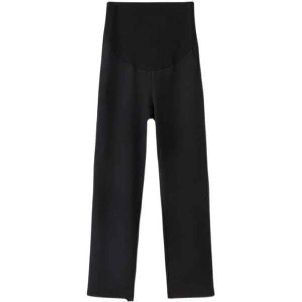 Lezser kismamanadrág széles szárral és magas derékkal