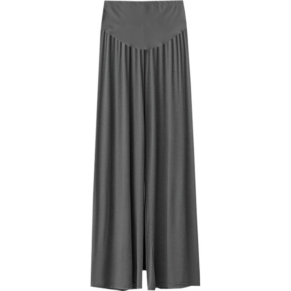 Női hosszú nadrág terhes nőknek - magas derekú