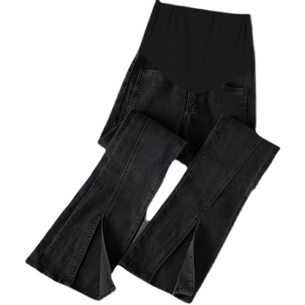 Γυναικείο μακρύ παντελόνι για εγκύους - ψηλόμεσο