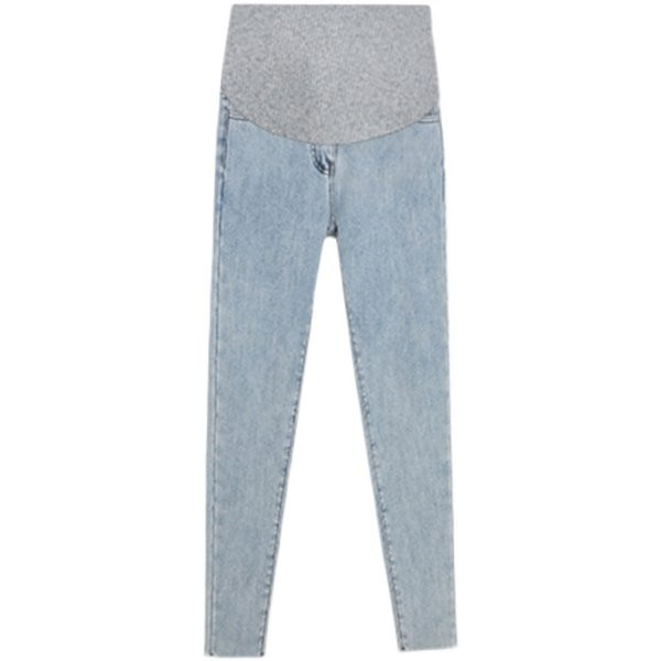 Női kismamanadrág széles övvel