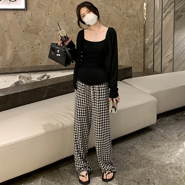 Naiste laia vööga rasedapüksid