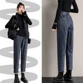 Női kismamanadrág zsebekkel