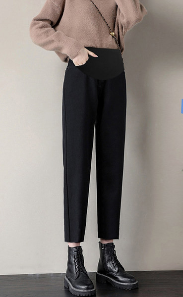 Női kismamanadrág zsebekkel