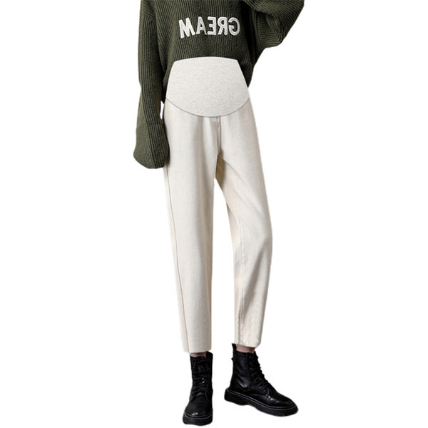 Női kismamanadrág zsebekkel