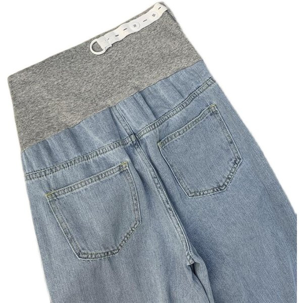 Ženske duge hlače za trudnice sa visokim strukom - u dvije boje