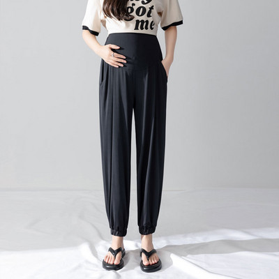 Γυναικείο ψηλόμεσο μακρύ παντελόνι εγκυμοσύνης - Casual