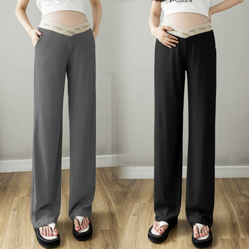 Γυναικείο μακρύ παντελόνι για εγκύους - χαμηλή μέση