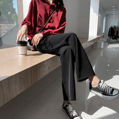 Elegáns női nadrág széles övvel, kismama zsebbel