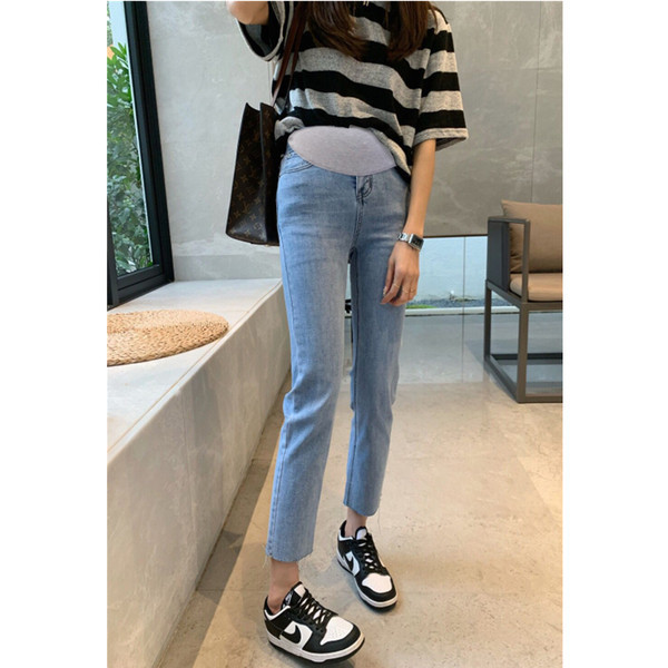 Női lezser széles derekú kismamanadrág