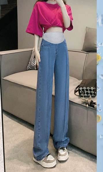 Γυναικείο ψηλόμεσο παντελόνι εγκυμοσύνης με τσέπες