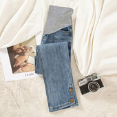 Lezser kismamanadrág széles övvel