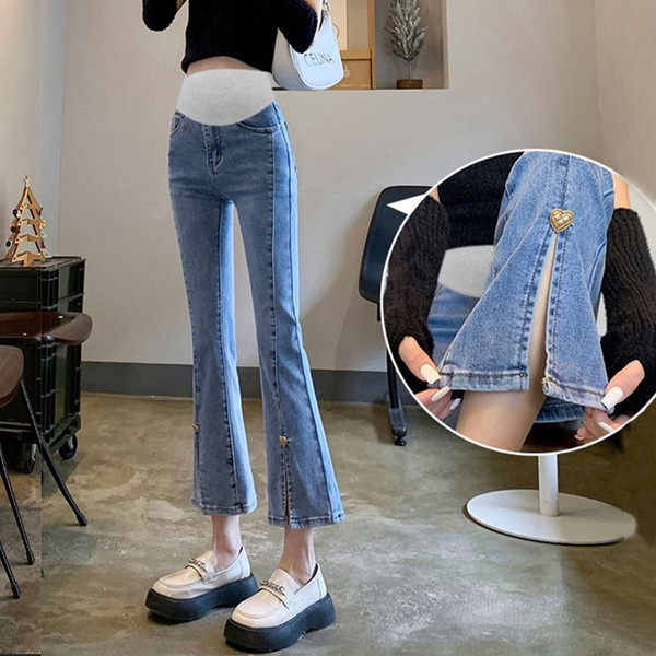 Ženske trudničke hlače - visokog struka