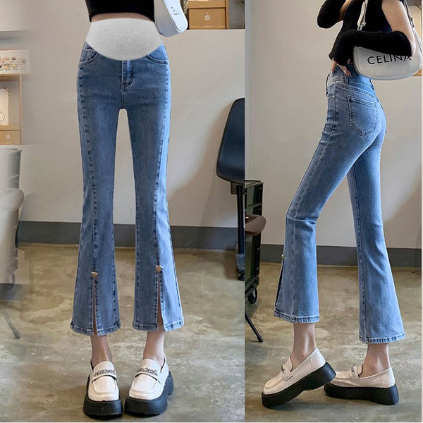 Ženske trudničke hlače - visokog struka