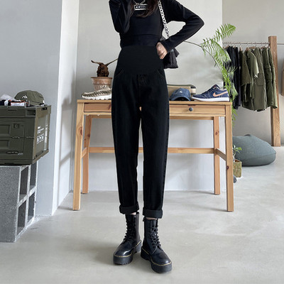 Magas derekú kismama farmernadrág