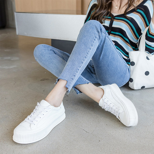 Skinny τζιν εγκυμοσύνης  ψηλόμεσο  σε φαρδύ σχέδιο