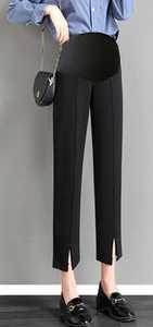 Μοντέρνο παντελόνι εγκυμοσύνης με ψηλόμεσο σκίσιμο