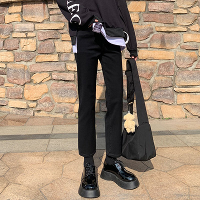 Duge hlače za trudnice - s visokim strukom