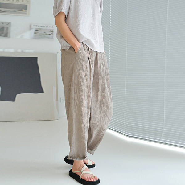 Elegáns kismamanadrág zsebekkel, két színben