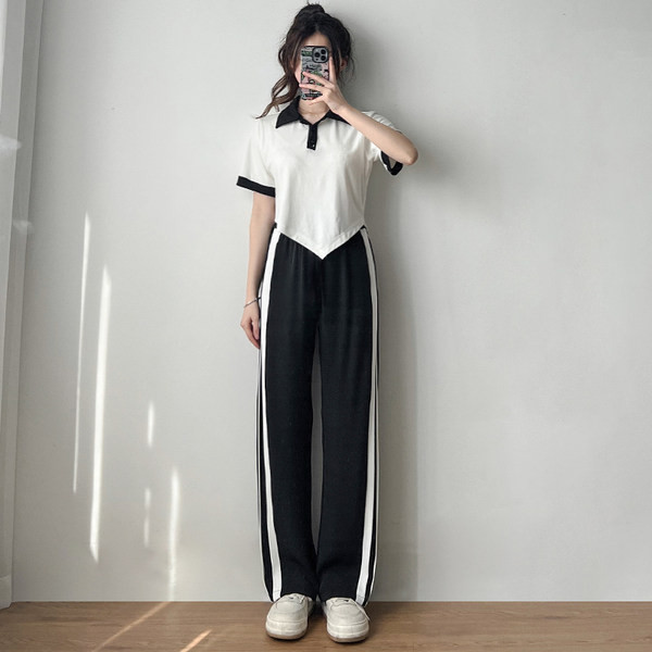 Női hosszú nadrág terhes nőknek magas derékkal - sport